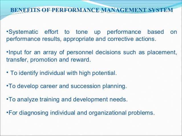 benefits of performance evaluations